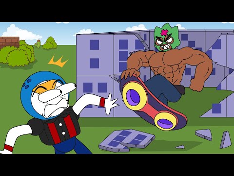 Brawl Stars Animation OLLIE vs STRIKE MEEPLE SKIN