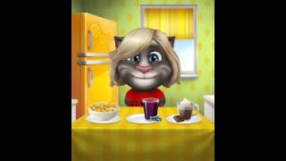 A weird glitch in My Talking Tom