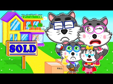 Lion Family | Oh No! Leo Sold His First House! | Cartoon for Kids