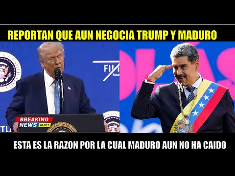 URGENTE!! REPORTAN que TRUMP aun NEGOCIA con MADURO ESTA es LA RAZON