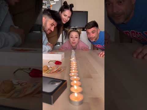Blow out the candles challenge! ft. @spacefamily #shorts
