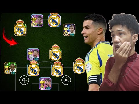 TIME do REAL MADRID em 2025 uma MÁ FASE eu POSSO PROVAR eFootball 2025 Mobile