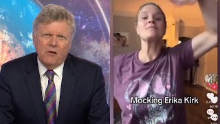 ‘Vile’: Erika Kirk ‘disgustingly’ mocked online after forgiving husband’s accused killer
