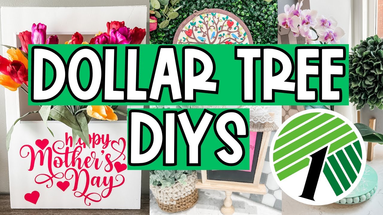 🌟 SAVE MONEY with these HOME DECOR DIYS! Easy DOLLAR TREE Crafts for Your Home & Mother’s Day