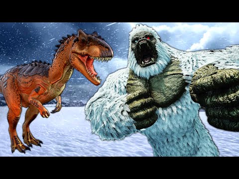 Allosaurus Sereg VS Gamma Megapithecus - Ark Survival #12