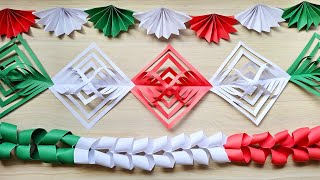 3 ideas brillantes con papel para decorar en fiestas patrias mexicanas 🤩🇲🇽 viva México