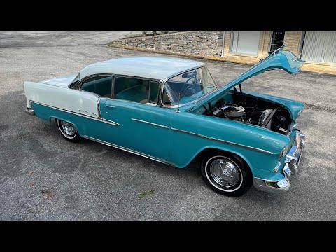 Test Drive 1955 Chevy Bel Air 2 Door Hard Top $34,900 Maple Motors #3115