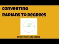 Converting Radians to Degrees