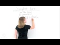 Simplifying Expressions and Like Terms
