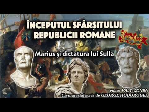 Inceputul sfarsitului Republicii Romane * Marius si dictatura lui Sulla