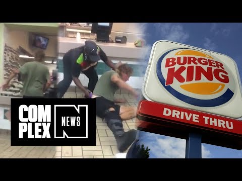 Racist Customer Gets His Ass Beaten by Burger King Employees