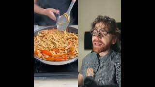 spaghetti spezzati con peperone disidratato🍝🫑