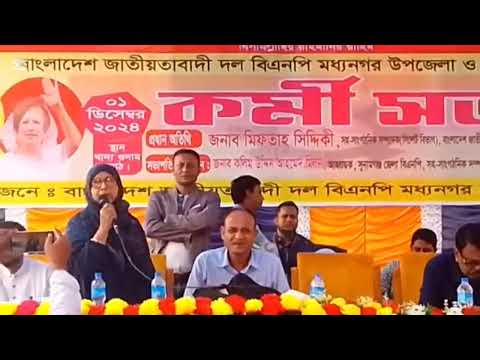 দলমল নির্বিশেষে সবাইকে ঐকবদ্ধ হওয়ার নির্দেশ দিলেন -সালমা নজির || Salma Akther Sunamganj -1|| BNP