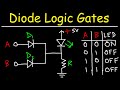 Diode Logic Gates and LED Behavior