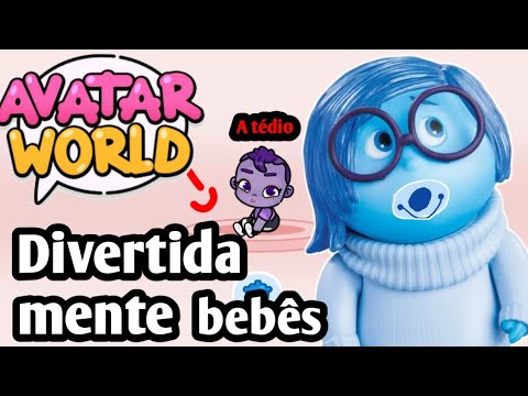 Personagens de divertida mente 2 na versão bebê (Avatar World)