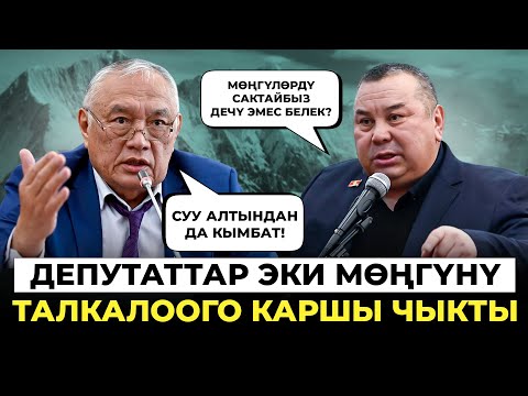 Депутаттар эки мөңгүнү талкалоого каршы чыкты