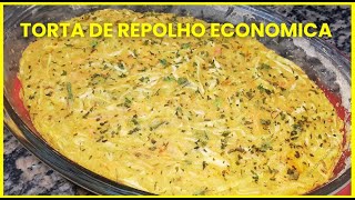 Torta de Repolho FEITA COM AGUA E SEM OVOS