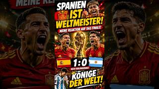 🏆 SPANIEN IST WELTMEISTER! 🤯 Meine Reaktion auf das WM-Finale! 🇪🇸  #messi #worldcup #fifa