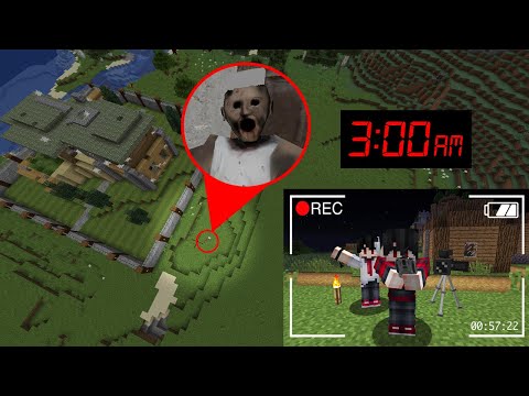 ถ้าเกิดว่า!! บินโดรนที่สูง ตอนตี3 เจอยายแก่กำลังไล่กินสัตว์ - (Minecraft บินโดรน)