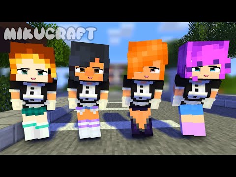 poi poi bagas maid aphmau new friend lucinda, kim and aphmau - minecraft animation #shorts