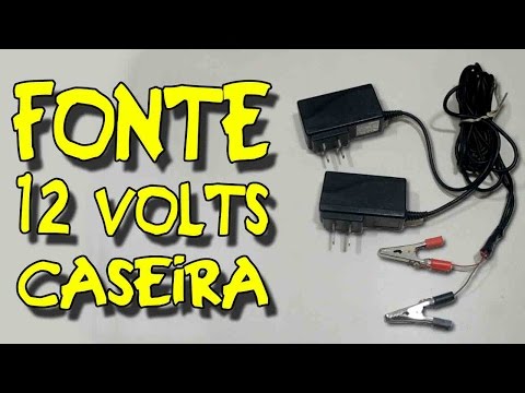 Fonte de 12v com carregadores de celular! Como fazer!