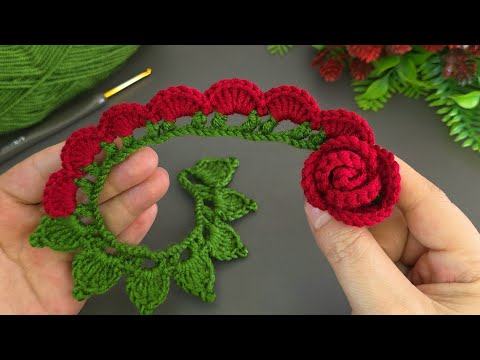 💰💰💰 I made 50 in one day and I sold them all! 🤩 This is the best red flower Rose crochet.