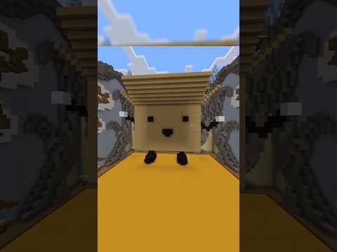 PACKAGE - NO CHALLENGE (Minecraft Build Battle) #shorts #minecraft