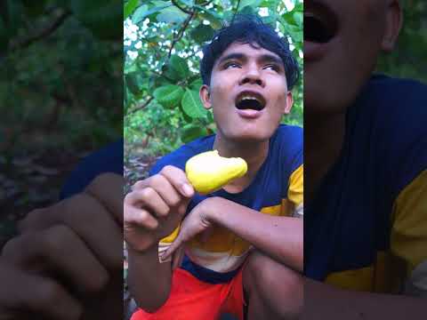 Trái điều chấm muối ớt. #short #haihuoc