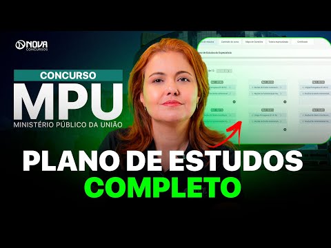 CONCURSO MPU 2025 COMEÇANDO AGORA: PLANO DE ESTUDOS COMPLETO