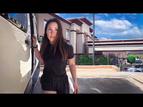 Stealth Camping in a Hotel Parking Lot