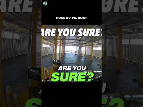 RV Life Challenge getting on a Ferry #rv #rvtravel #rvlife  #bridge