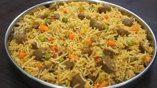 Lunch Recipe | Meal Maker Rice | சுவையான மீல்மேக்கர் சாதம் | Meal Maker Rice Recipe In Tamil