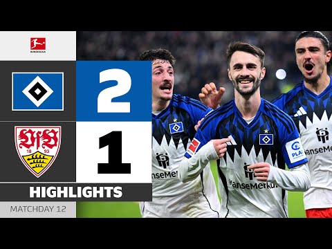 Late Drama With A Man Down! | HAMBURGER SV - VFB STUTTGART | Highlights | Matchday 12 – Bundesliga thumbnail