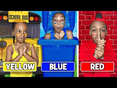 HIDE AND SEEK IN ONE COLOR! (Camouflage)