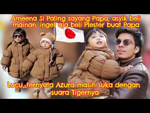 Ameena Si Paling sayang Papa, lg asyik beli ma*nann inget aja beli Plester buat Papa #ameenaatta