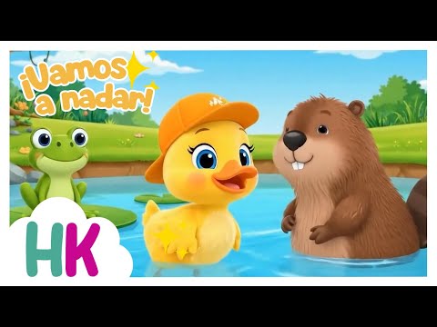 🎶¡Patito a nadar! ¡Qué calor!☀️🐥🌊Canciones Infantiles Divertidas 2025 | Heaven Kids 🎈✨