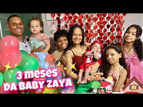 MESVERSARIO DE TRÊS MESES DA ZAYA - *Chapeuzinho Vermelho*