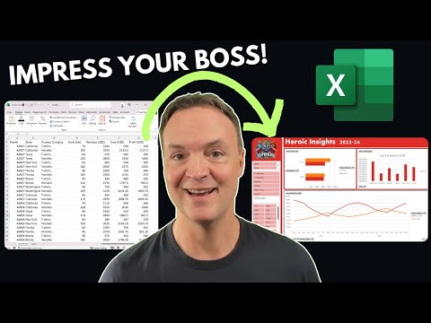 Turn Raw Data into a Clear, Interactive Dashboard in Excel