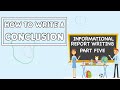 Crafting Effective Conclusions in Informational Reports