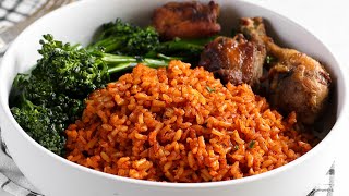 Lite Jollof Rice // A Healthier Version of Jollof rice