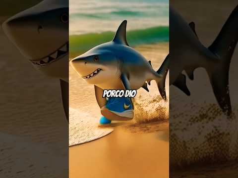Tralalero Tralalá Porco Dio Porco Ala! 🦈👟 #tralalerotralala