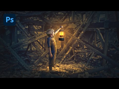 How to Add Light Effects in Photoshop - Night Photo Editing Tutorial