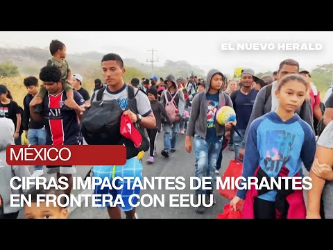 Más de 1,3 millones de migrantes irregulares pasan por México en cinco meses