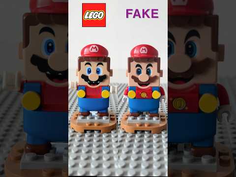 LEGO Mario | Original vs Copie China | LEGO vs FAKE #mario #supermario #legosupermario #legomario