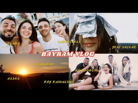 Dopdolu Bayram Vlogu: Akçay, Assos Kadırga Koyu, Adatepe, Yeşilyurt, Güre, Cunda, Sarımsaklı 👙🐚⛵🌊