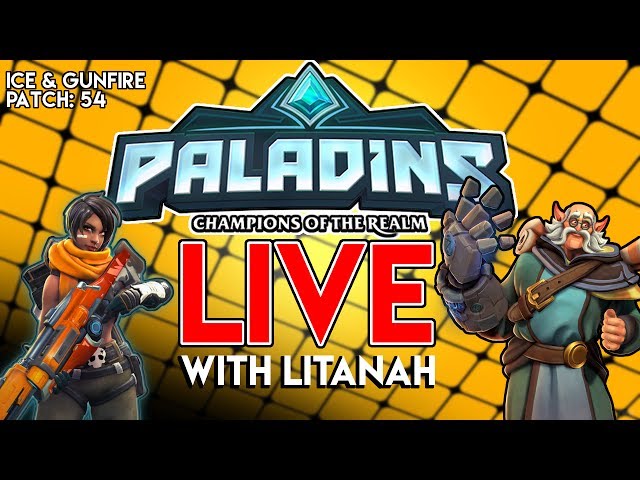 PALADINS Live Stream for Subs - (Patch 54: Ice and Gunfire) - Featuring New Champion Lian