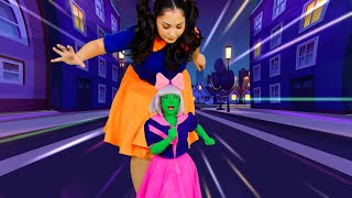 Tiny Zombie Girl & Colored Zorro | Kids Funny Songs