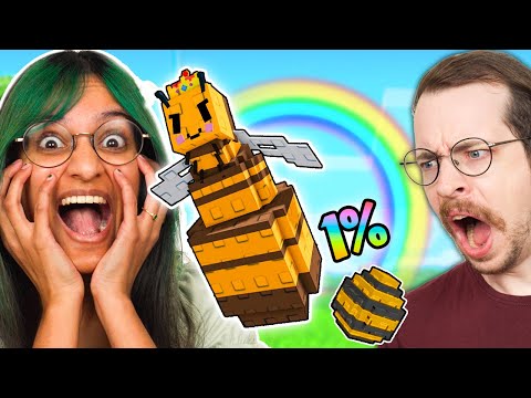 Jeg fik QUEEN BEE på FØRSTE FORSØG! 🐝👑- Roblox Grow A Garden