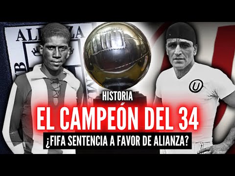 EL VERDADERO CAMPEÓN DEL 34🏆¿FIFA LE DA EL CAMPEONATO A ALIANZA?💥LA HISTORIA COMPLETA