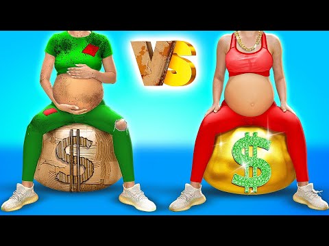 ¡PADRES RICOS VS PADRES POBRES EN VACACIONES! 🌴💰 Gadgets Increíbles y Momentos Divertidos